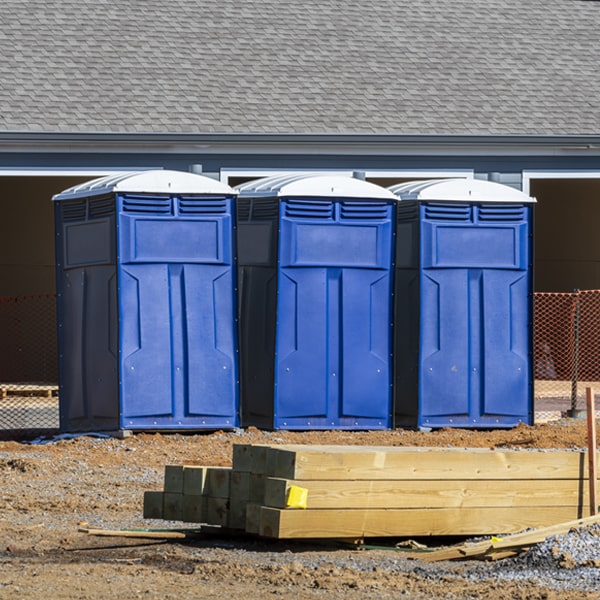 what is the cost difference between standard and deluxe portable restroom rentals in Fawn Lake Forest